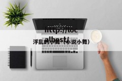 浮乱的小舞（小说小舞）